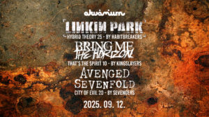 Linkin Park Hybrid Theory 25, BMTH That’s The Spirit 10, A7X City Of Evil 20