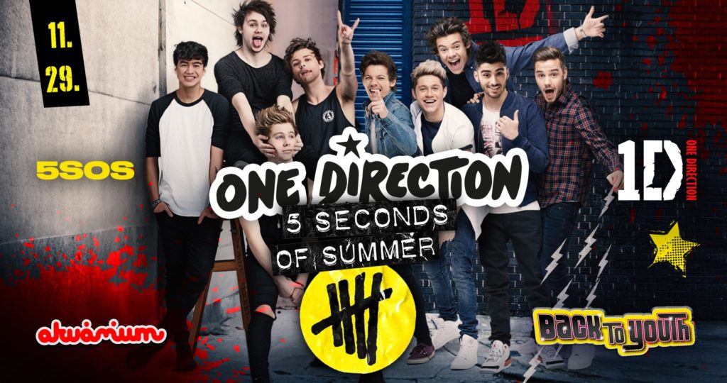 BACK TO YOUTH – ONE DIRECTION & 5 SECONDS OF SUMMER PARTY